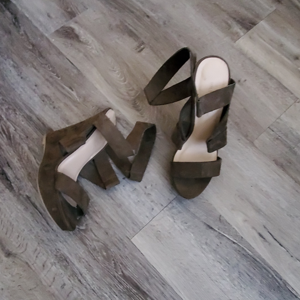 Wild Diva Lace Up Wedges No Laces